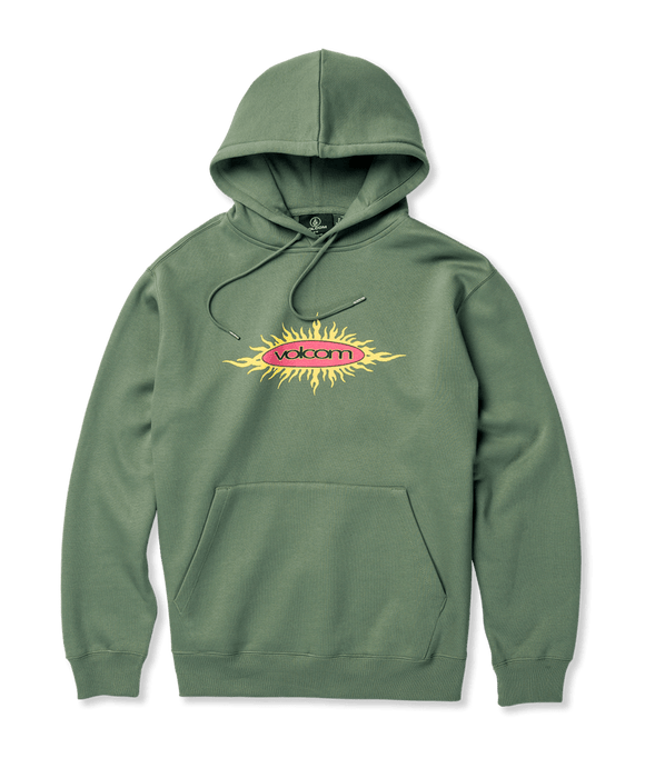 Volcom Nu Sun PO Sweatshirt-Fir Green