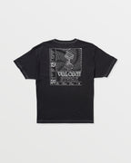 Volcom Timewave Tee-Antique Black