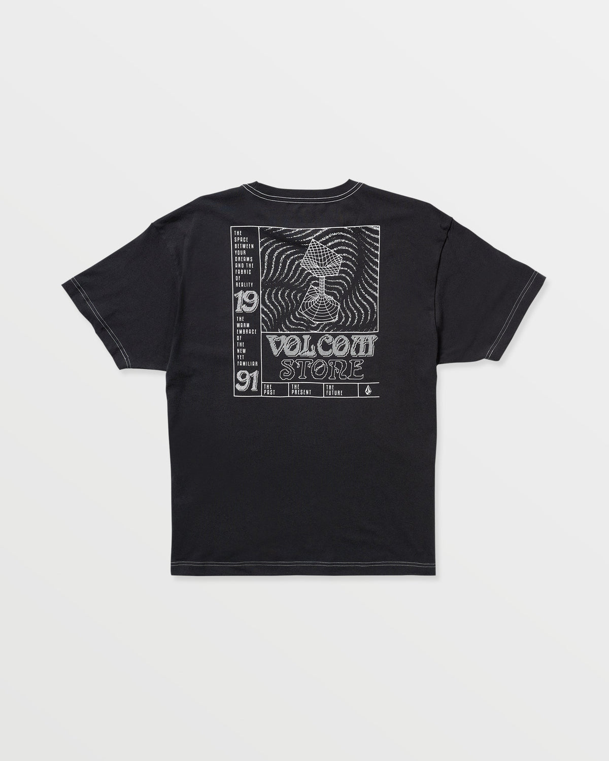 Volcom Timewave Tee-Antique Black