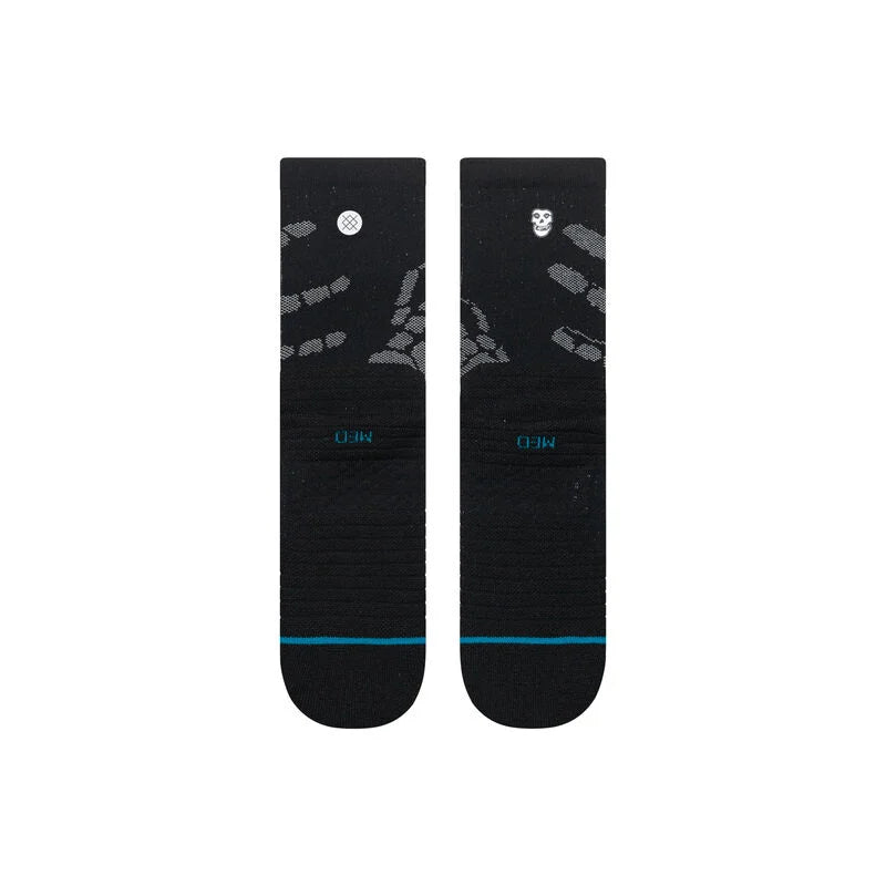 Stance Hands X Crew Socks-Black