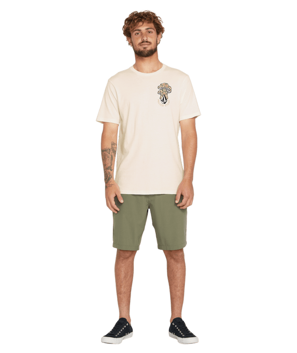 Volcom Fty Psychike Tee-Off White