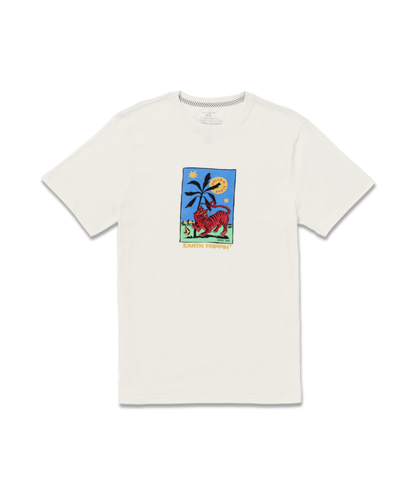 Volcom Tarot Tiger Fty Tee-Off White