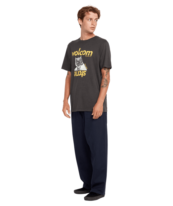 Volcom Stonepur Tee-Vintage Black