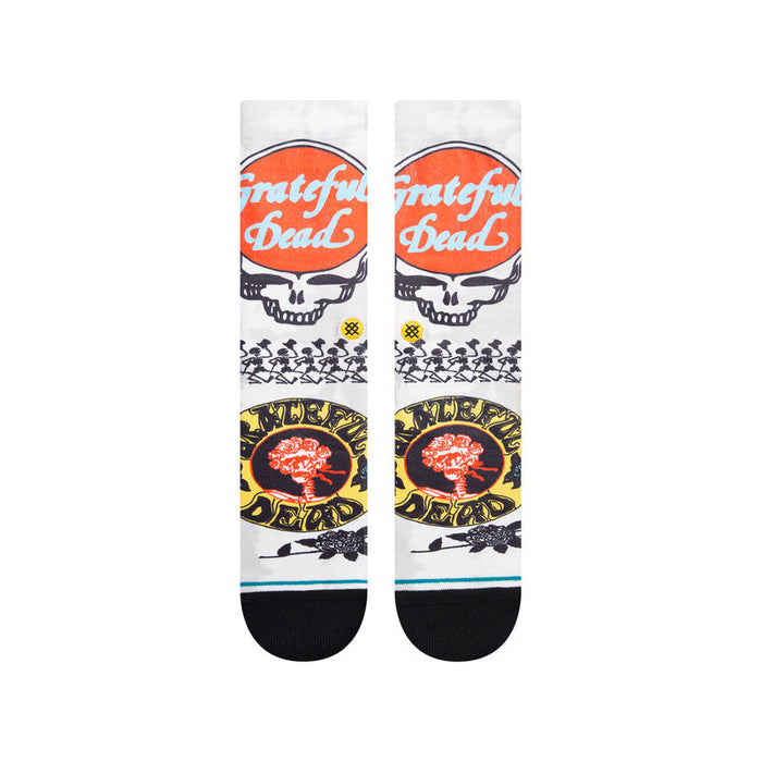 Stance Grate Socks-Vintage White