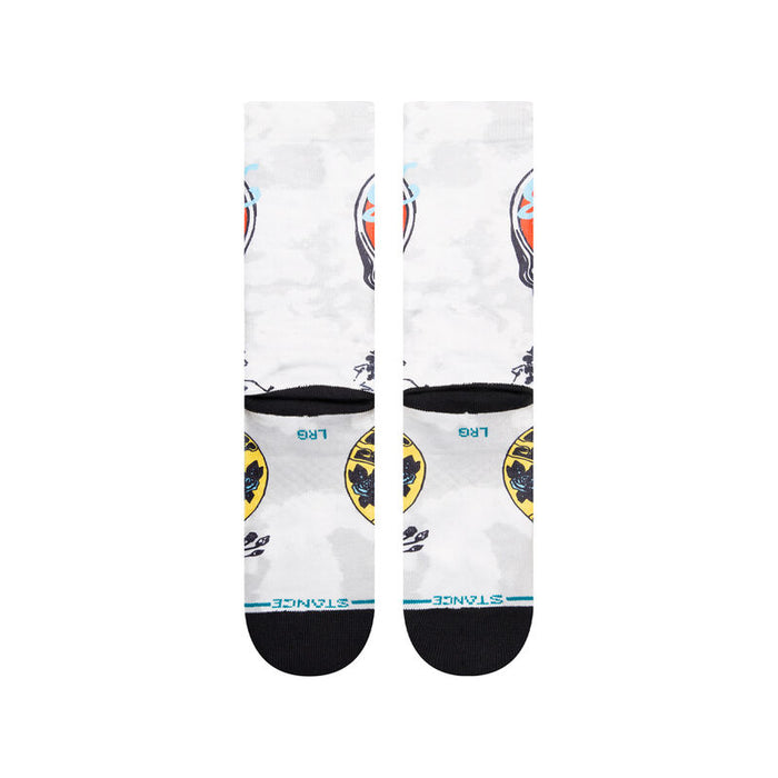 Stance Grate Socks-Vintage White