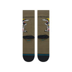 Stance The Eagle Crew Socks-Military Green