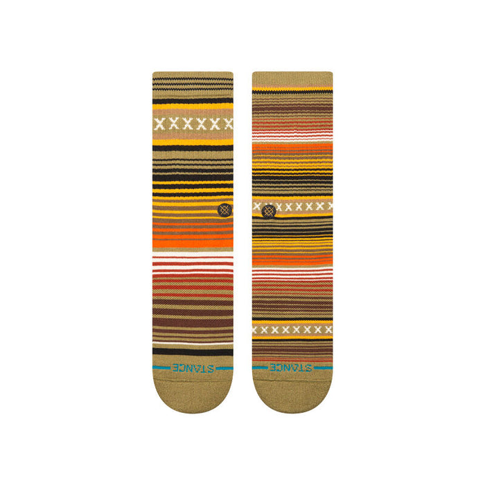 Stance Curren ST Crew Socks-Chive