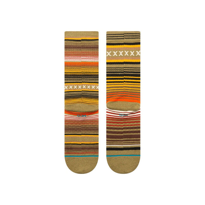 Stance Curren ST Crew Socks-Chive