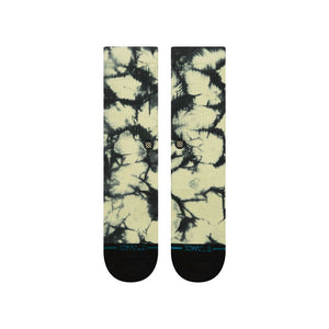 Stance Well Worn Socks-Green Black— Alternate View