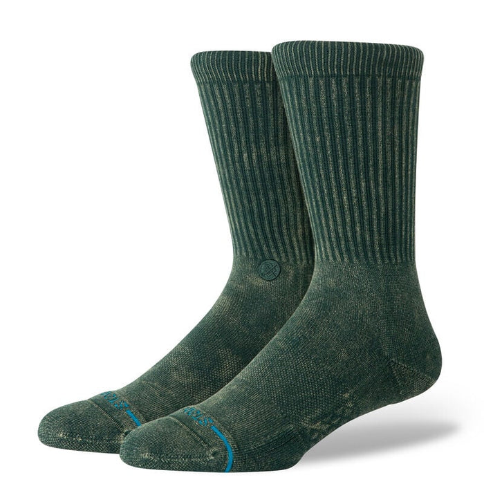 Stance Icon Dyed Crew Socks-Pine