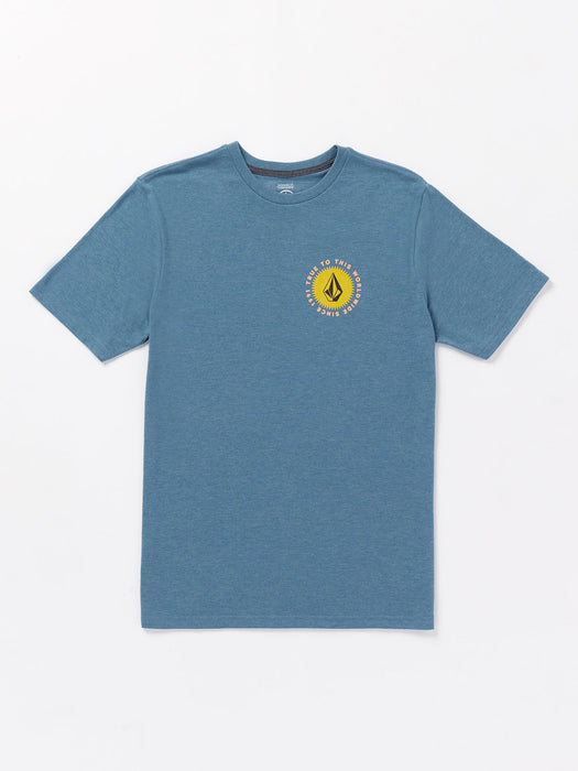 Volcom Shaped Up Tee-Stone Blue Heather