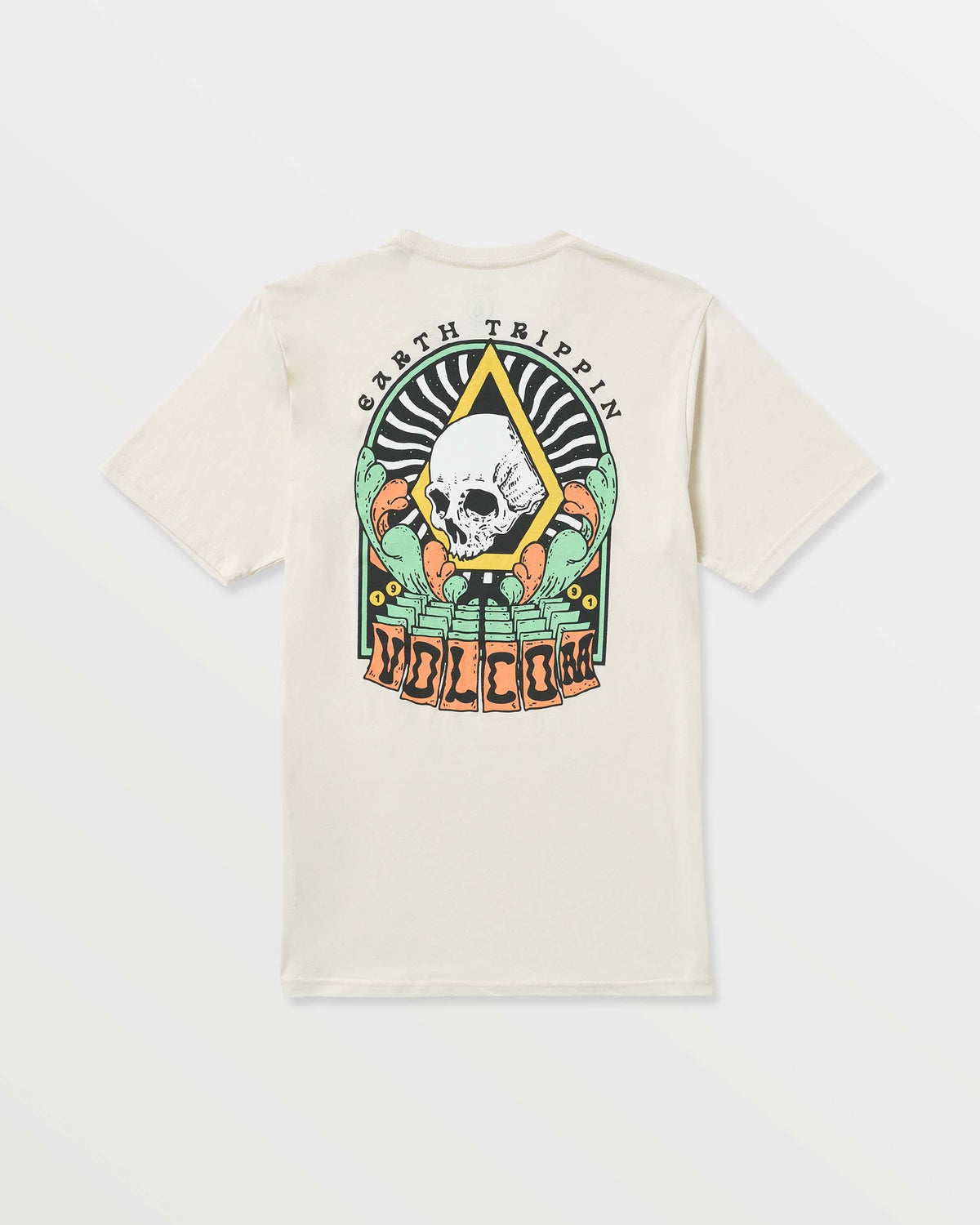 Volcom Arched Tee-Off White Heather