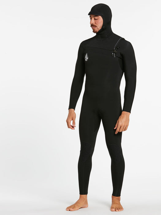 Volcom Modulator 4/3 Hooded CZ Wetsuit-Black