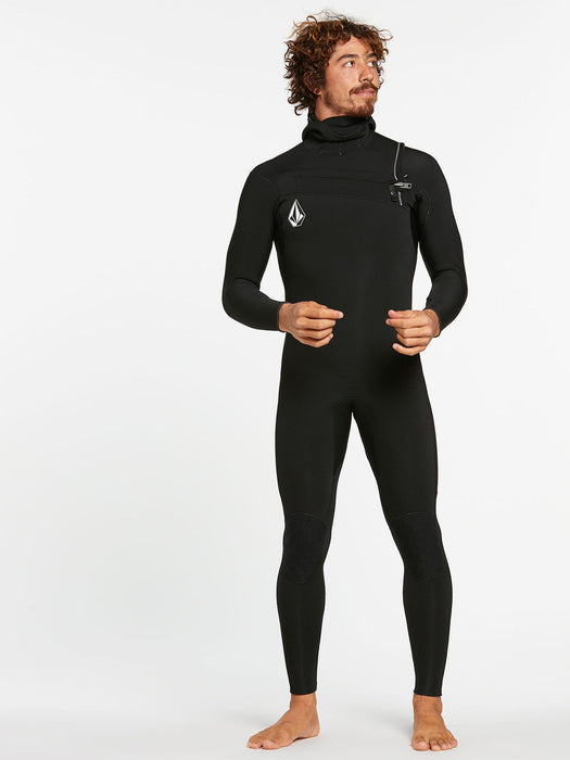 Volcom Modulator 4/3 Hooded CZ Wetsuit-Black