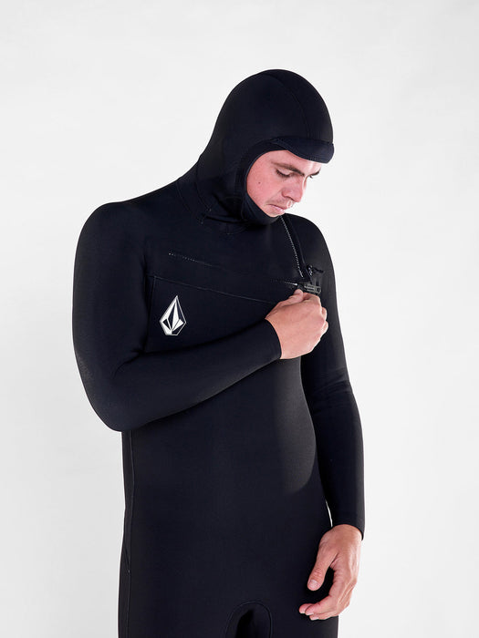 Volcom Modulator 5/4/3 Hooded CZ Wetsuit-Black