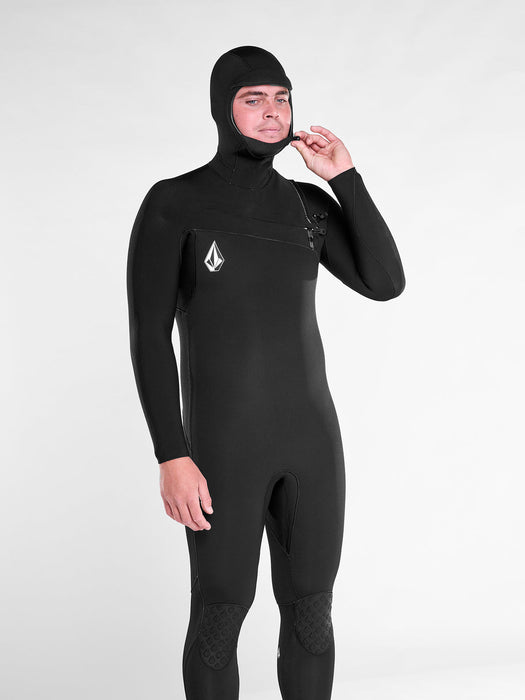 Volcom Modulator 5/4/3 Hooded CZ Wetsuit-Black