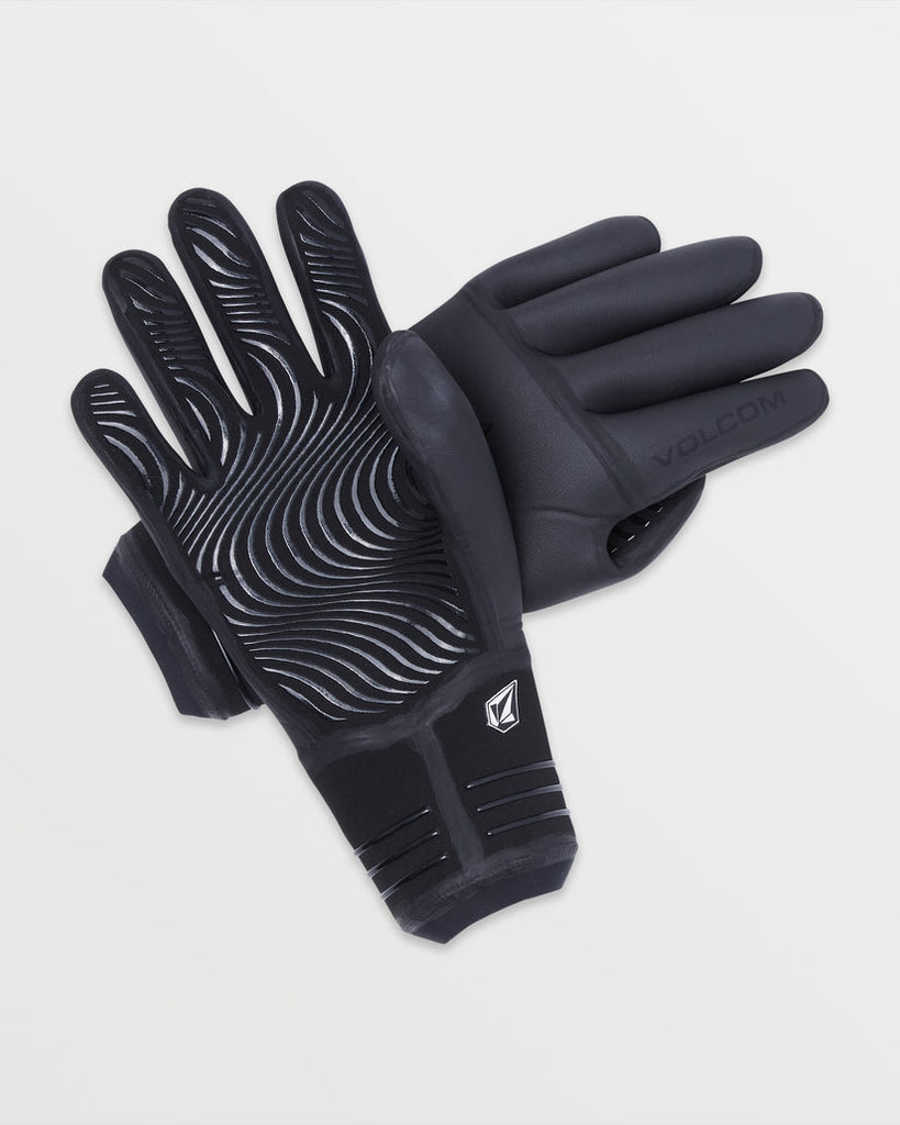 Volcom Hand Volcom 3mm 5 Finger Gloves-Black — REAL Watersports