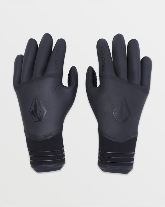 Volcom Hand Volcom 3mm 5 Finger Gloves-Black — REAL Watersports