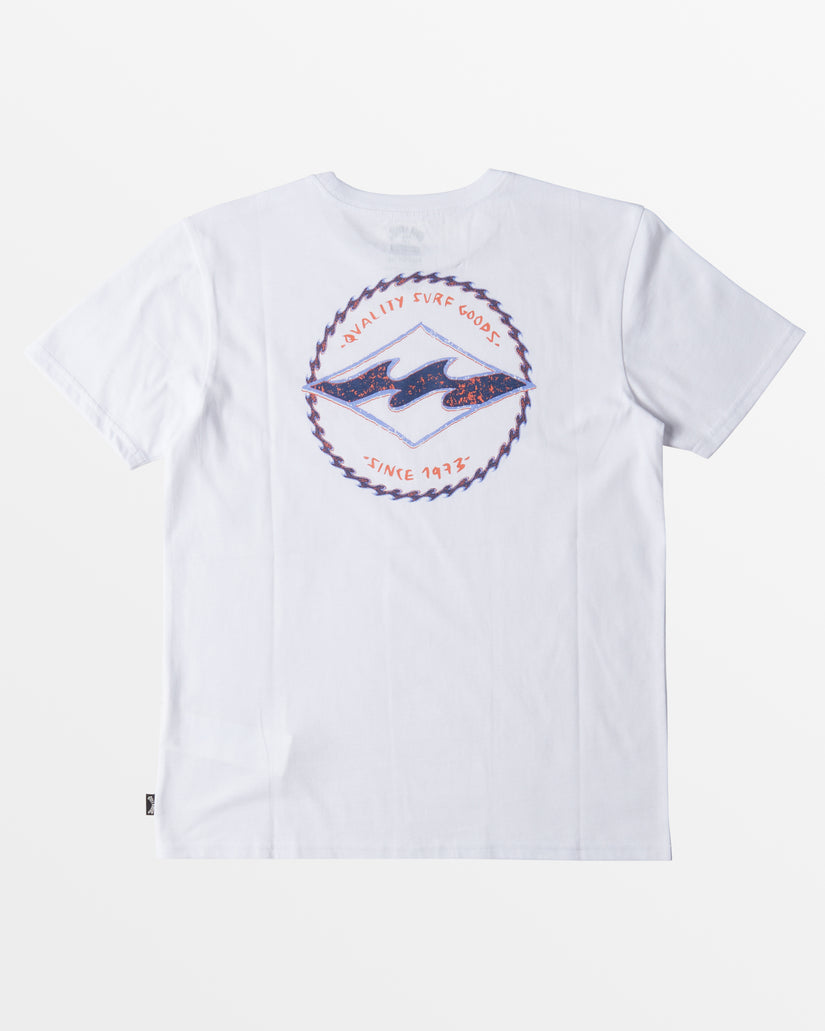 Billabong Youth Rotor Diamond Tee-White