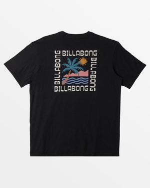 Billabong Youth Troppo Pocket Tee-Black