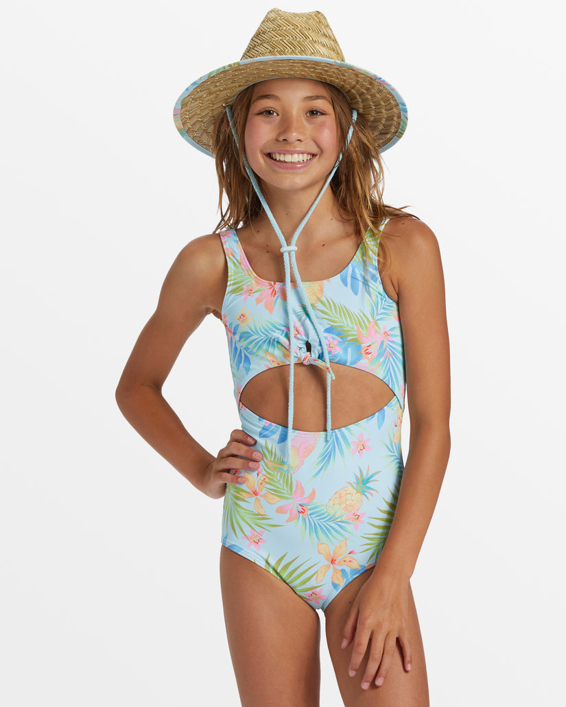 Billabong Girls In Da Jungle One Piece-Blue Glow — REAL