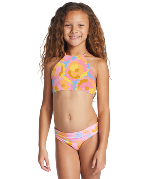 Billabong Bloom Baby High Neck Bikini-Multi