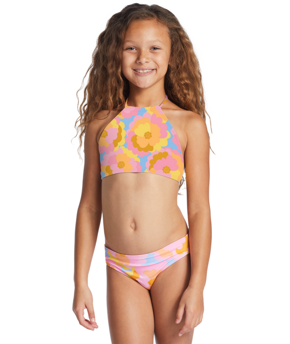 Billabong Bloom Baby High Neck Bikini-Multi