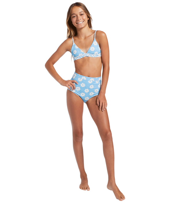 Billabong Daisy Dreamz Rev Banded Tri Bikini-Summer Sky