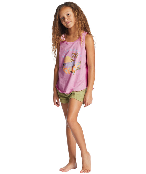 Billabong Dawn Patrol Tank-Pink Trails