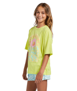 Billabong Lost At Sea Tee-Light Lime— Alternate View