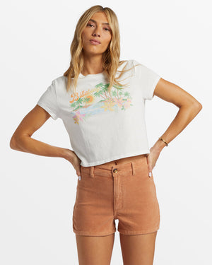 Billabong Free Fall Cord Shorts-Toffee