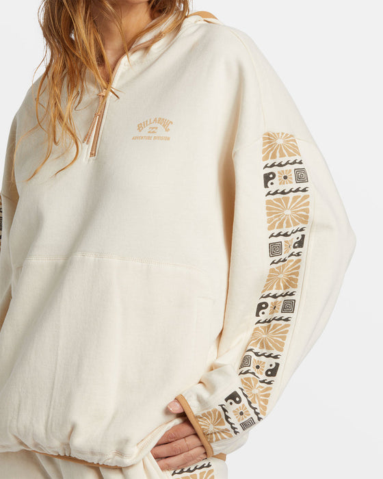 Billabong Surf Adventure Hooded Sweatshirt-White Cap — REAL