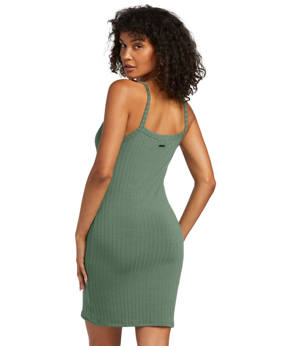 Billabong Summer Babe Dress-Luv Army