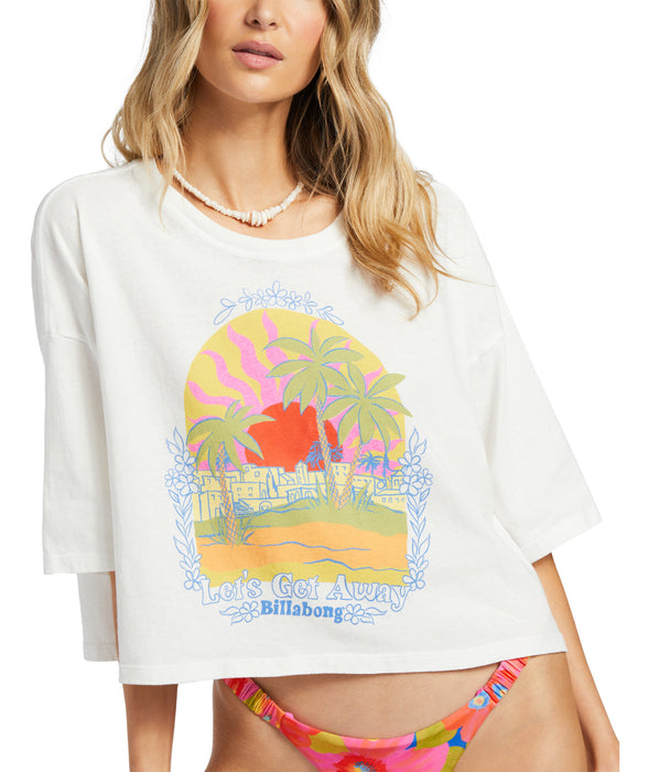 Billabong True Boy Crop Tee-Salt Crystal