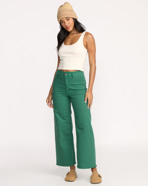 Billabong Free Fall Twill Pants-Evergreen