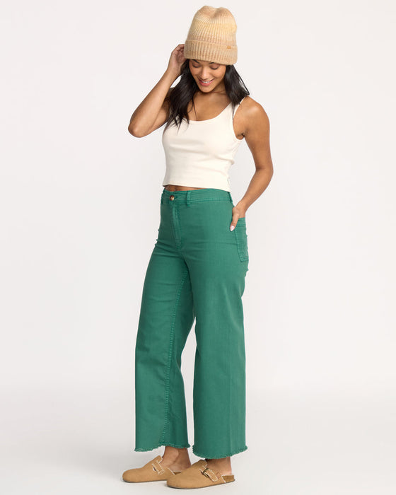 Billabong Free Fall Twill Pants-Evergreen