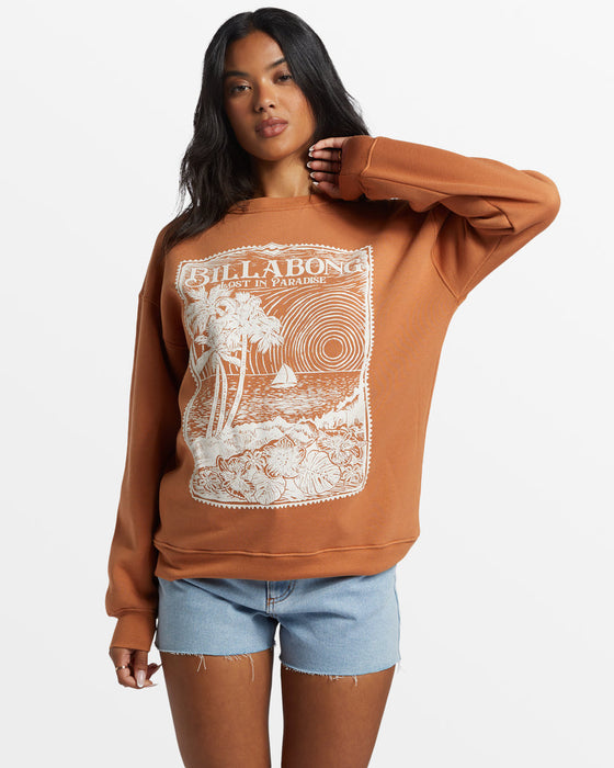 BILLABONG タイダイ柄 ロンスプ OUTLET】BILLABONG レディース 【CRYSTAL TIDES】 TRUE TIDES TEE T