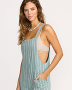 Billabong Pacific Time Romper-Blue Fog