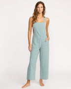 Billabong Pacific Time Romper-Blue Fog