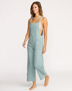 Billabong Pacific Time Romper-Blue Fog