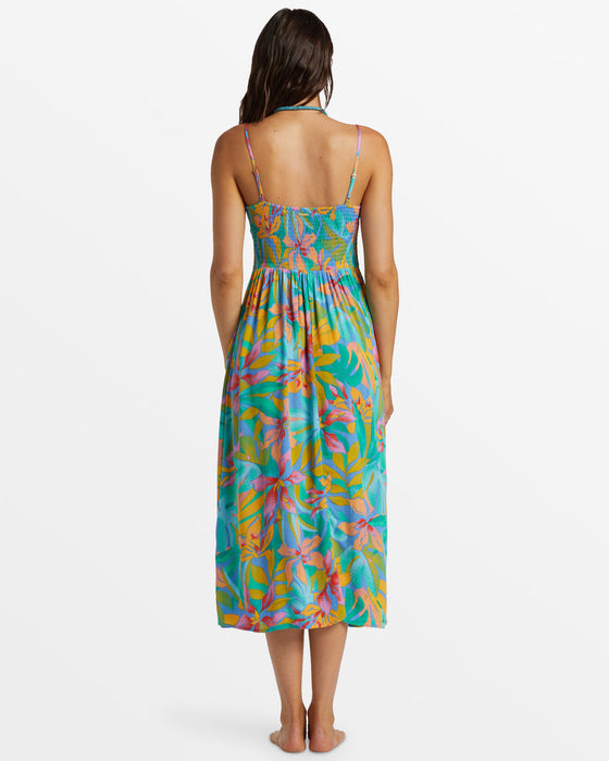 Billabong Red Hot Midi Dress-Marina