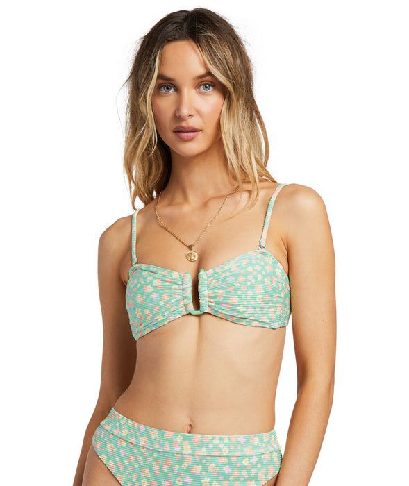 Billabong I Sea You Tanlines Valerie Bandeau Top-Spearmint