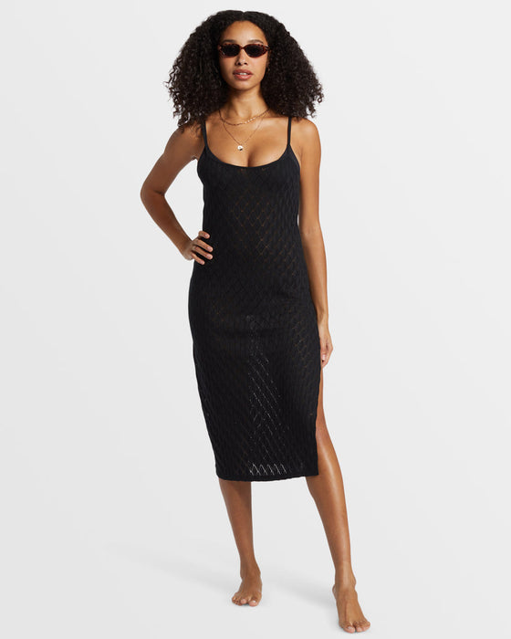 Billabong Day Dream Dress-Black Pebble Billabong Day Dream Dress-Black Pebble
