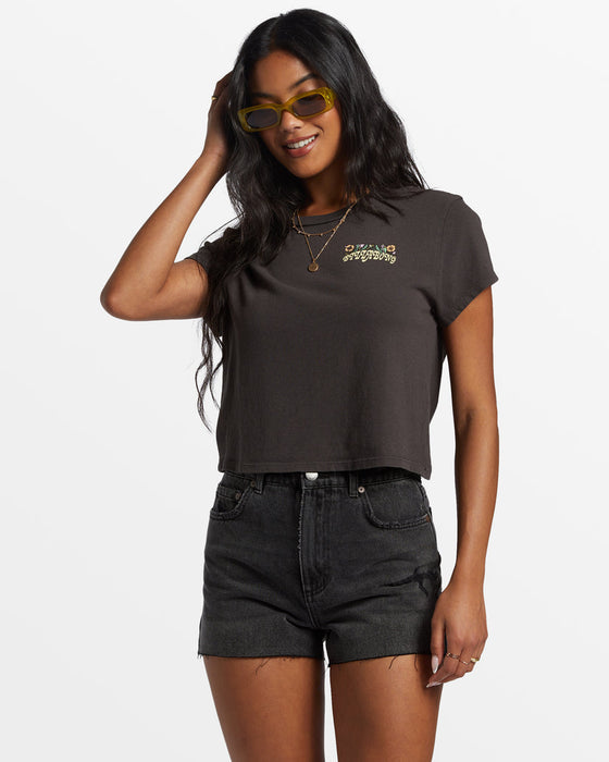 Billabong Season Of The Sun Tee Off Black REAL Watersports
