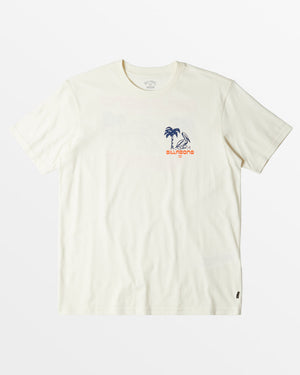 Billabong Boys Lounge Tee-Off White— Alternate View