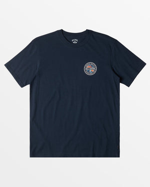 Billabong Boys Rotor Tee-Navy— Alternate View