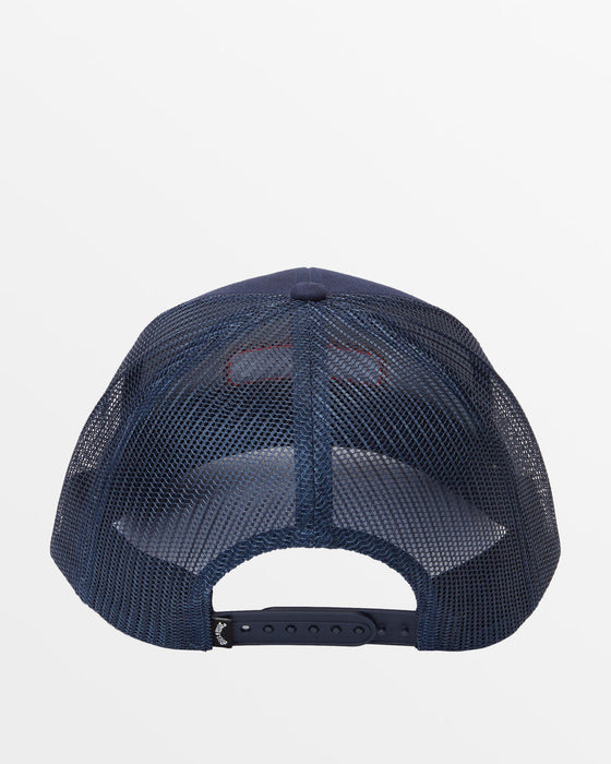 Billabong Walled Trucker Hat-Navy