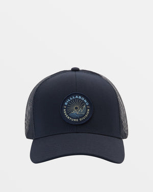 Billabong Adiv Range Trucker Hat-Dusty Navy— Alternate View