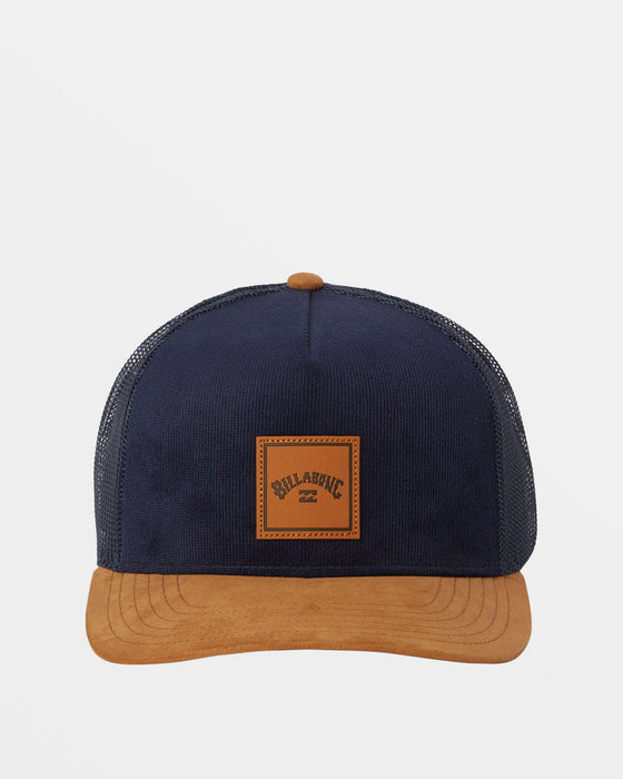 Billabong Stacked Trucker Hat-Navy