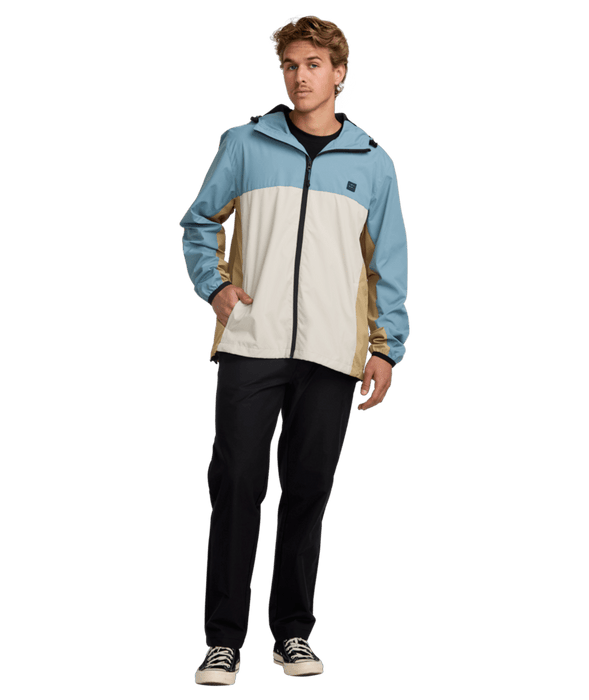 Billabong Transport Windbreaker Jacket-Glacier Blue